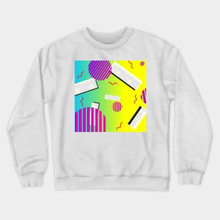 Memphis Style Inspired Pattern 3 Crewneck Sweatshirt